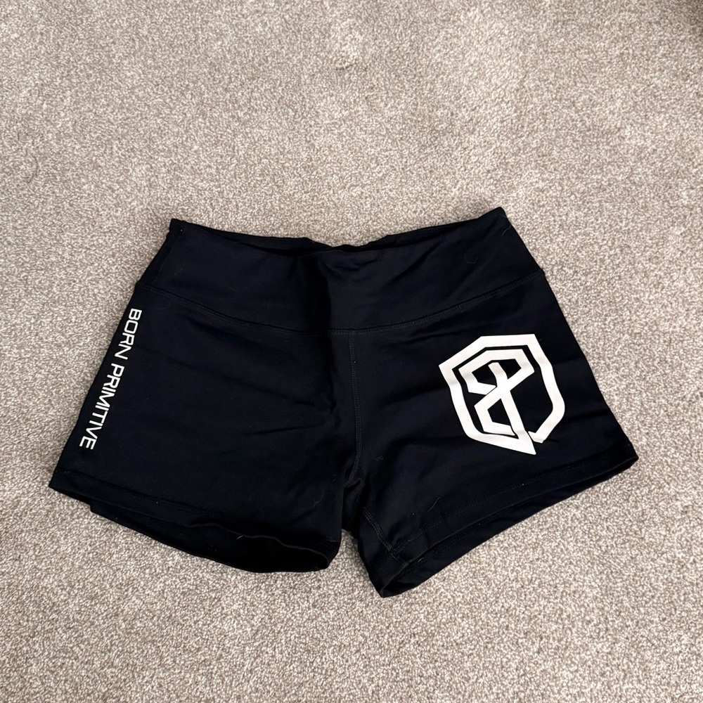 Born Primitive Women's CrossFit Athletic Shorts in Black small